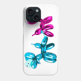Mating dogs balloon Phone Case