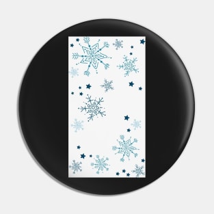 Snowflakes Pattern Pin