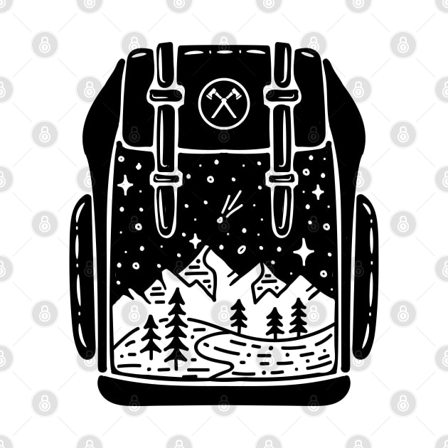 Travel / Hiking Backpack by Vectographers