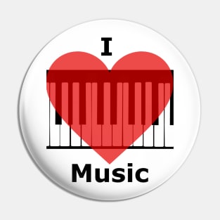 I love music Pin