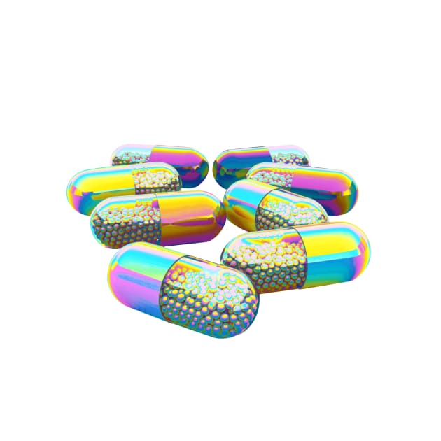 Holographic Meds by dinaaaaaah