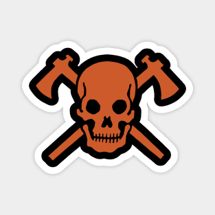 Skull Tomahawk Magnet