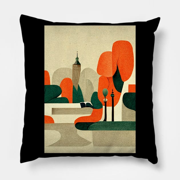 Central Park Pillow by deificusArt