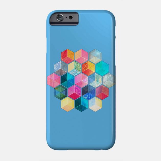 Crystal Bohemian Honeycomb Cubes - colorful hexagon pattern iphone 11 case Crystal Bohemian Honeycomb Cubes - colorful hexagon pattern iphone 11 case