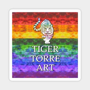 Tiger Torre Art Spectrum Logo Magnet