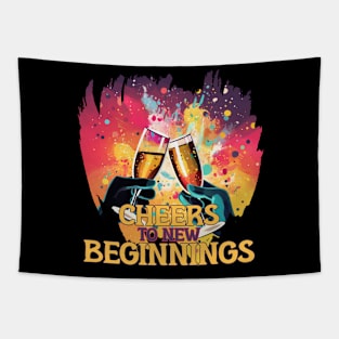 Cheers to New Beginnings Tapestry