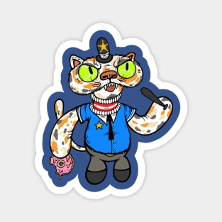 Sir Sock: Cat Cop Magnet