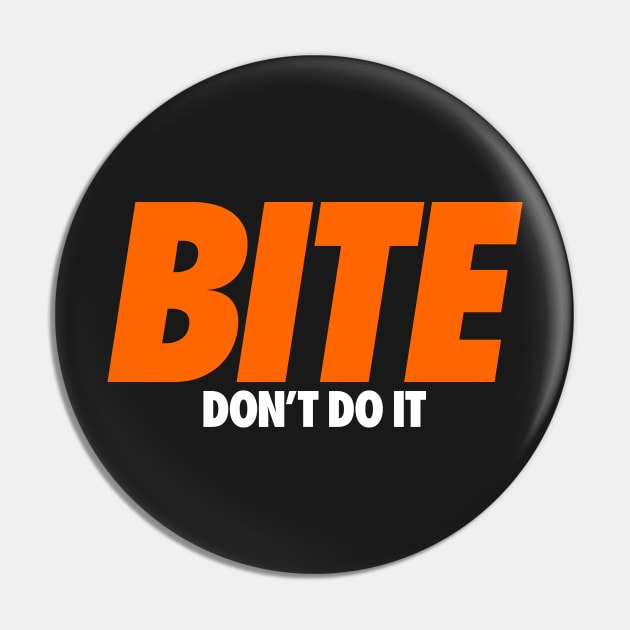 Don't Bite Pin by airealapparel