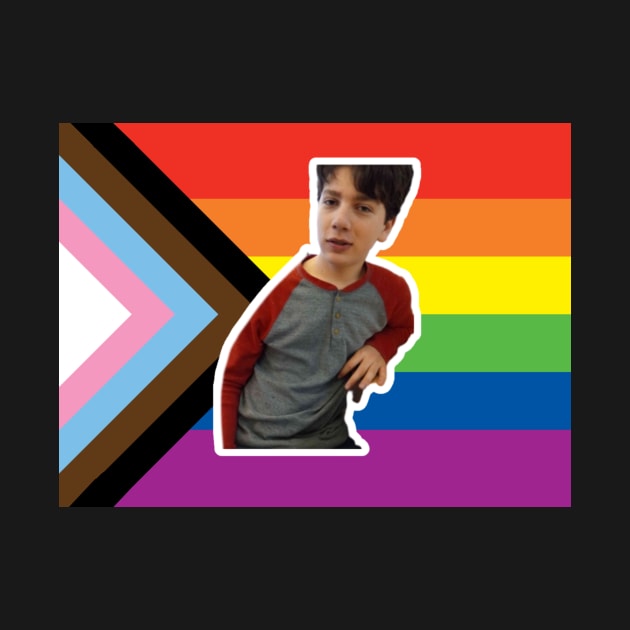 nathan pride flag by Art by Eva