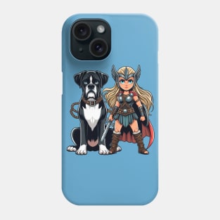 A Valkyrie & Her Dog V1 Phone Case
