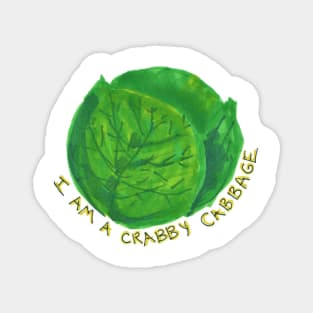 Crabby Cabbage Magnet