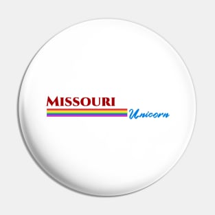 Missouri Unicorn Gift Pin