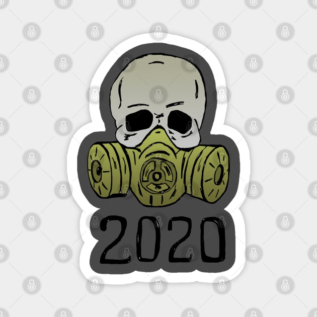 2020 skull mask Magnet by LoganJ