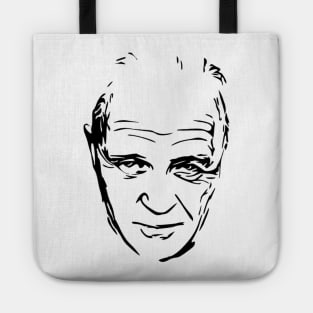 Anthony Hopkins Stencil Artwork Tote