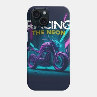 Racing the neon Phone Case