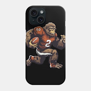 BigFoot American Football Player Phone Case