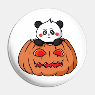 Halloween Panda Pumpkin Funny Party Costume Pandakin Pin