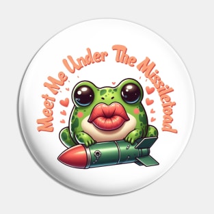 Meet Me Under The MissileToad Illustration Pin