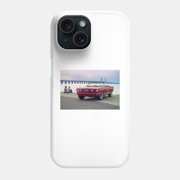 Ford Mustang Convert -66 Phone Case by connyM-Sweden