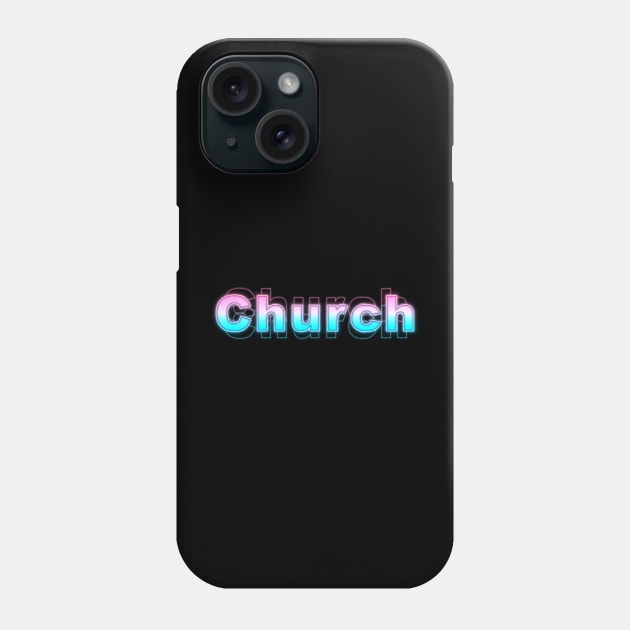 Church Phone Case by Sanzida Design