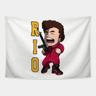 Rio Money Heist Tapestry