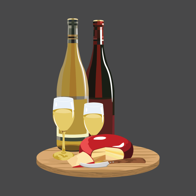 Wine and Cheese by SWON Design