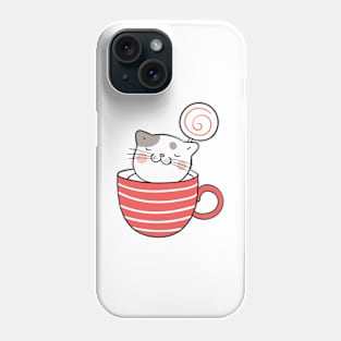 Cat in a Cup Phone Case