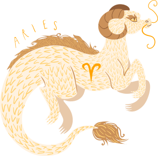 Aries Dragon Magnet