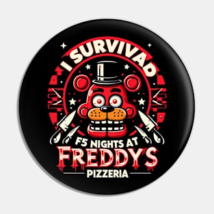 I Survived Five Nights at Freddy's Pizzeria Pin