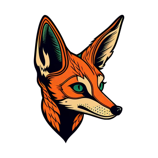 Tatto style fox by stkUA