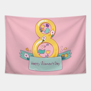 Happy Women's Day, International Women's Day Gifts Tapestry