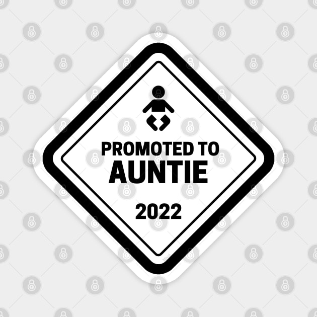 Promoted to Auntie Baby Announcement Magnet by hudoshians and rixxi