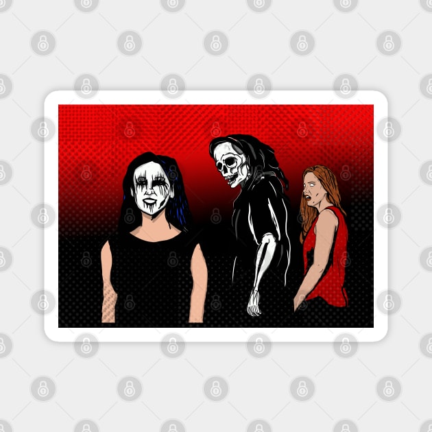 Halloween - Distracted Boyfriend Meme with the Reaper Magnet by silentrob668