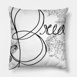 Breathe Script Pillow