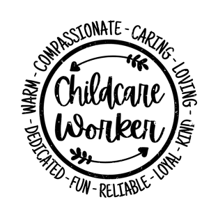 Childcare Worker Vintage T-Shirt