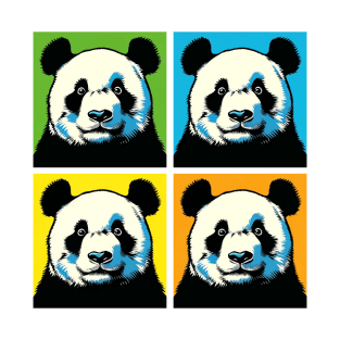 Pop Raising Eye brow Panda - Funny Panda Art T-Shirt