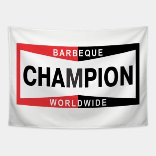 Barbeque Champion Tapestry