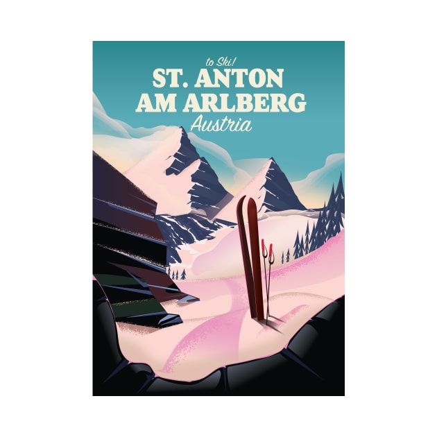 St. Anton am Arlberg Austrian ski by nickemporium1
