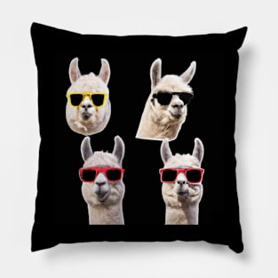 Colorful Llama Alpaca Pillow