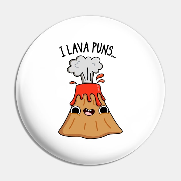 I Lava Geology Pun Pin by punnybone