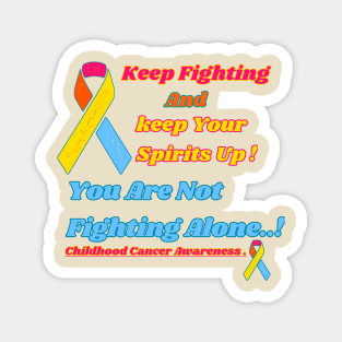 Children's Cancer Awareness Shirt. Magnet