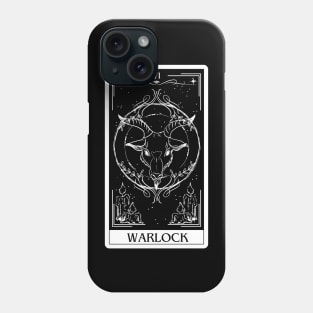 Warlock Tarot Card D&D Nat 20 Dungeons & Dragons Phone Case