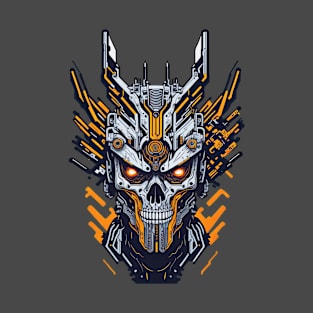 Mecha Skull S01 D81 T-Shirt