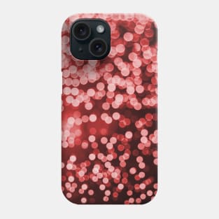 Red Christmas Lights Phone Case