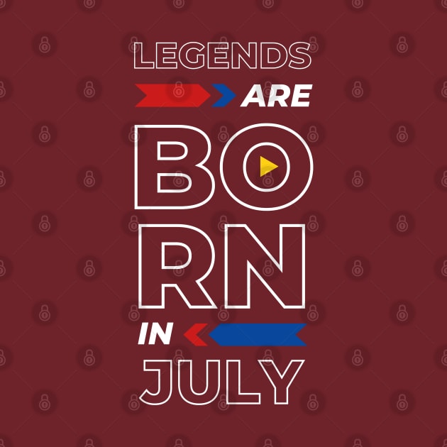 Legends are born in  July by Lili's Designs