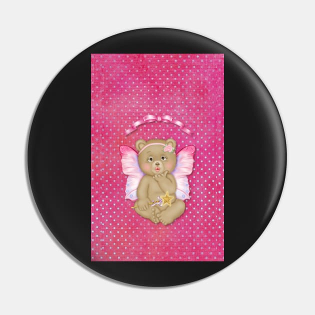 Fairy Bear Kiss Fantasy Pin by SpiceTree