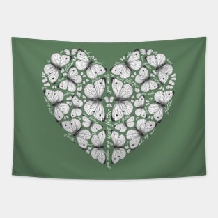 Lispe Butterfly You Make My Heart Flutter Tapestry