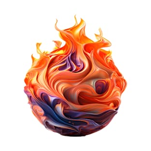 Fire painting T-Shirt