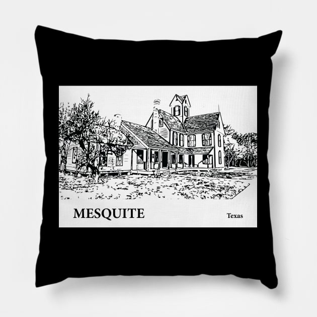 Mesquite - Texas Pillow by Lakeric