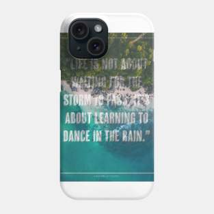 Dance in the rain Phone Case